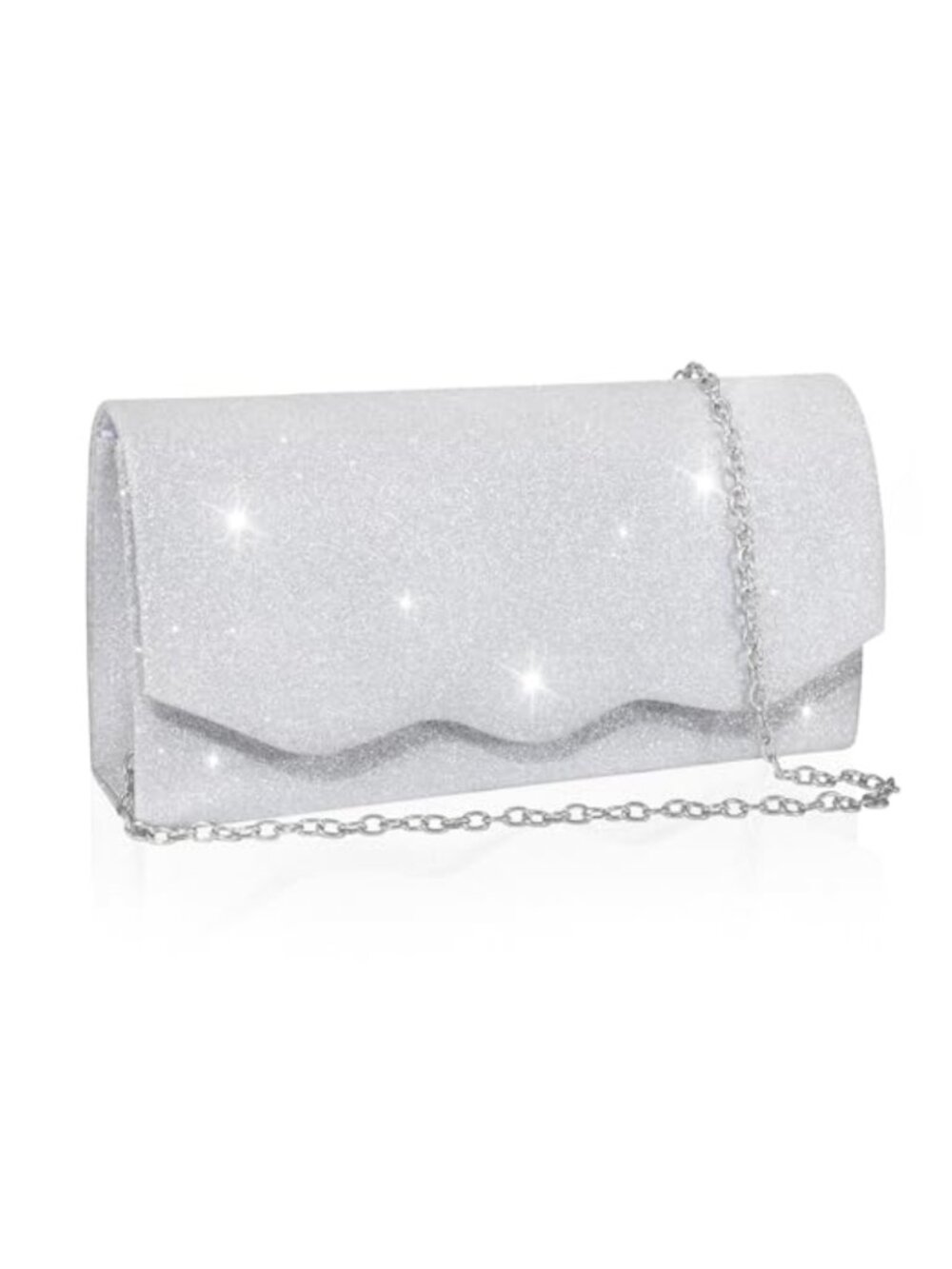 Evening Bag Clutch Formal Handbag Detachable Crossbody Chain
